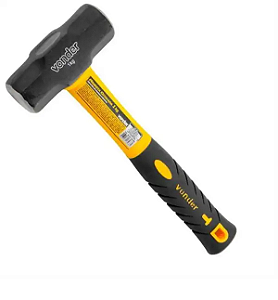 MARRETA OITAVADA COM CABO FIBRA 2.5KG VONDER