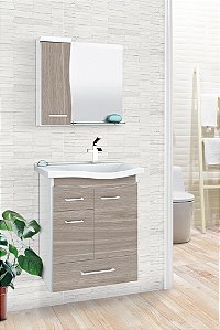 CONJUNTO BANHEIRO FIMAP COPACABANA 060 BRANCO/MAPLE