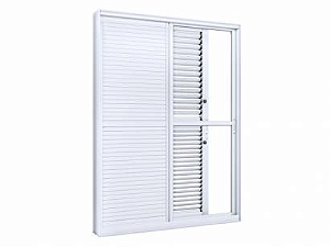 PORTA LUCASA CORRER 3FLS COM TRAVESSA 1.50