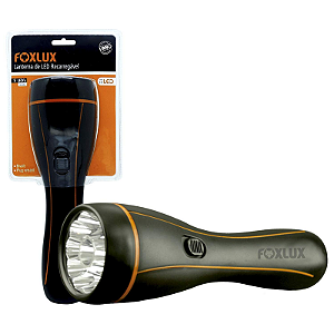 LANTERNA 5LED BIVOLT RECARREGÁVEL 4406 FOXLUX