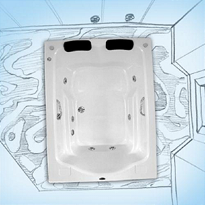 BANHEIRA MONDIALLE SAN MARINO 1.50X1.10