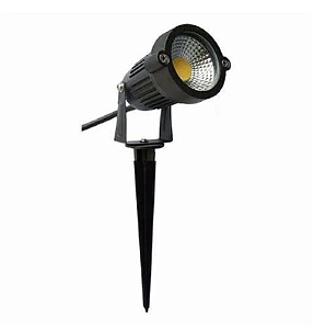 ESPETO PARA JARDIM LUZ BRANCA FRIA LED 5W