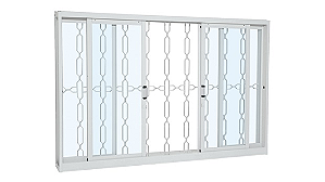 VITRO SASAZAKI 120X200 VIDRO LISO COM GRADE ELO