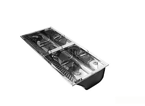 TANQUE INOX DUPLO PIANOX 122X51X25X06