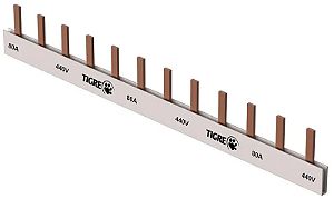 BARRAMENTO MONOFÁSICO 12X80A 440V TIGRE
