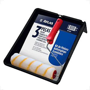 CONJUNTO DE PINTURA ATLAS GARFO/ROLO/PROLONGADO