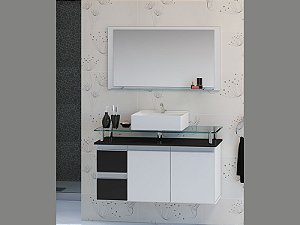 CONJUNTO BANHEIRO MARTICONI DIAMANTE PRETO