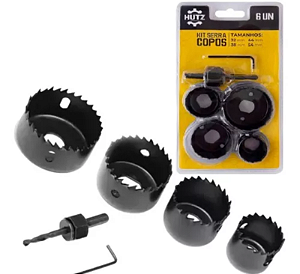 KIT SERRA COPO COM 06 PEÇAS 20X15X4 HUTZ