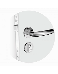 FECHADURA SOPRANO MALIBU EXTERNO INOX ROS38
