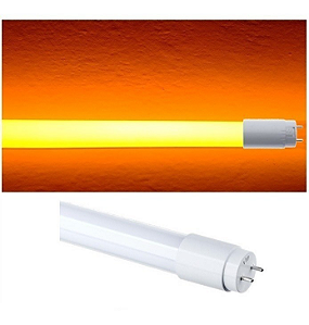 LÂMPADA TUBULAR LED 9W AMARELA