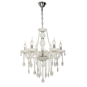 LUSTRE SOPHIE 6 BRANCO STARTEC