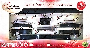 ACESSORIO VILDREX 5 PEÇAS RETO LUXO FUME