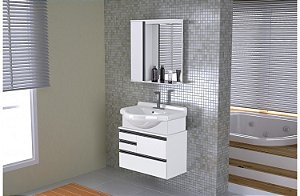 GABINETE BANHEIRO RORATO KIT FIRENZE 72.5 3 PEÇAS TB