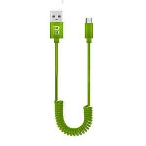 SMARTOGO CABO ESPIRAL 1.2M MULTILASER VERDE