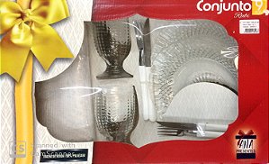 KIT RUBI TOALHA BR +2 PR+2 TAÇA +2 F