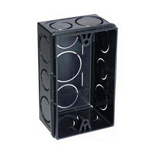 CAIXA PVC 4X2 MONDIALE PRETA