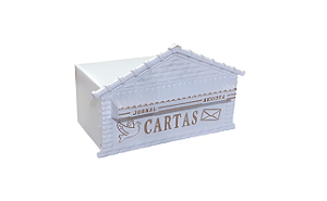 CAIXA CORREIO METAL  N8  BRANCO