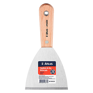 ESPÁTULA DE AÇO REFORÇADO 100MM ATLAS