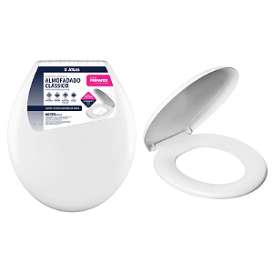 ASSENTO SANITÁRIO ALMOFADADO CLASSIC BRANCO ATLAS