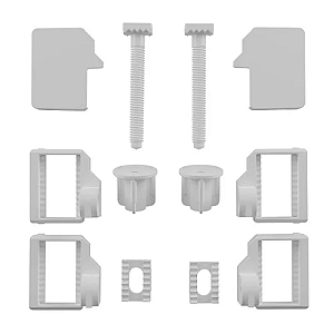 KIT FIXAÇÃO ASSENTO TPKPFU BRANCO ASTRA