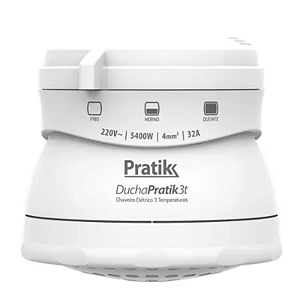 DUCHA PRATIK 3 TEMPERATURA BRANCA 5400W 220V