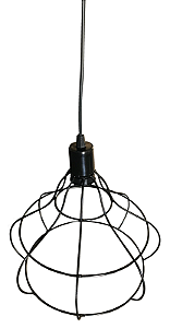 PENDENTE ARAMADO BOJO PEQUENO PRETO VL 33/16
