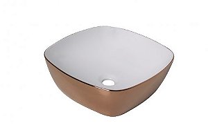 CUBA LEXXA APOIO ROSE GOLD E BRANCO
