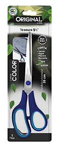 TESOURA 7 1/.2 BLISTER AZUL