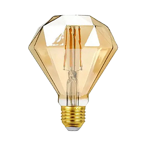 LÂMPADA LED DIAMANTE AMBAR