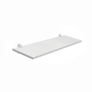 PRATELEIRA  1,5X25X80CM BRANCA COM SUPORTE PRATK
