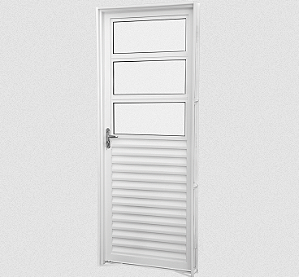PORTA CRV IDEAL MIS 3VD 84X215 BRANCA ESQUERDA