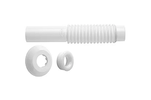 TUBO DE LIGAÇÃO A.B.S BLUKIT AJUSTAVEL BRANCO