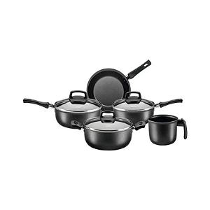 CONJUNTO PANELA COM 5 PEÇAS SAFIRA GRAFITE
