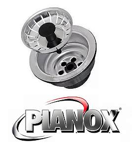 VÁLVULA PIANOX 2. 1/4 COM TAMPA INOX