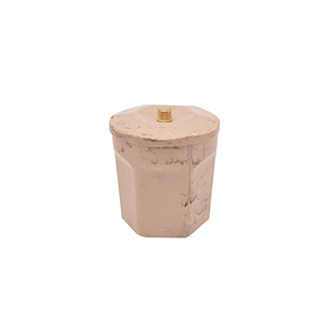LIXEIRA MARBLE 6 LITROS BEGE