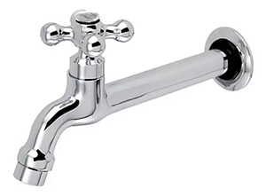 TORNEIRA 1158 METAL SEM BICO C-33 18CM