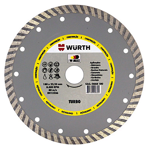DISCO DIAMANTADO TURBO 180X22.23 W-MAX