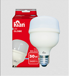 LÂMPADA LED BULBO 30W BIVOLT 6500K KIAN