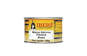 MASSA PLÁSTICA PLASMAR 400GRS PRETA