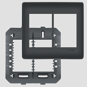 CONJUNTO FAME HABITAT 4X4 06 POSTO COM SUPORTE PRETO