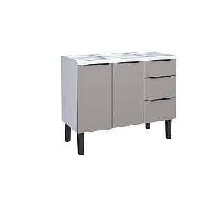 GABINETE  COZIMAX COZINHA JUPITER CINZA 1171M