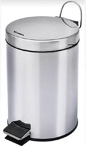LIXEIRA INOX 5 LITROS BR-COL SAINT GOBAIN