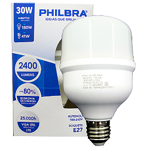 LÂMPADA LED BULBO 30W 6500K PHILBRA