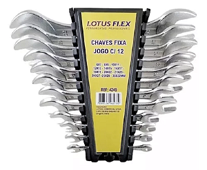 KIT JOGO CHAVE FIXA 12 PEÇAS 6 A 32 LOTUS