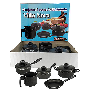 CONJUNTO ANTI ADERENTE VIDA NOVA 5 PEÇAS