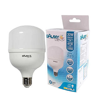 LÂMPADA LED BULBO 30W 6000K GALAXY