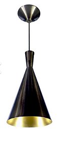 PENDENTE 5860 FUME/DOURADO
