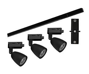 KIT TRILHO TACHIBRRA DIRECT LED 3000K PRETO
