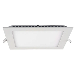 PLAFON LED EMBUTIR QUADRADO 24W LUZ BRANCA MEDIA 4000K