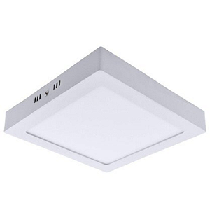 PLAFON LED SOBREPOR QUADRADA 24W LUZ BRANCA FRIA STARLIGHT
